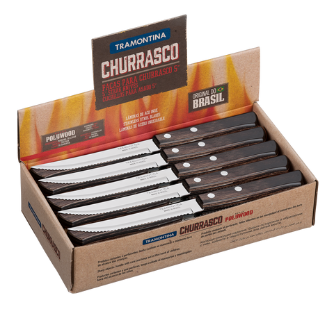 Faca com serrilha Tramontina (pack x6)