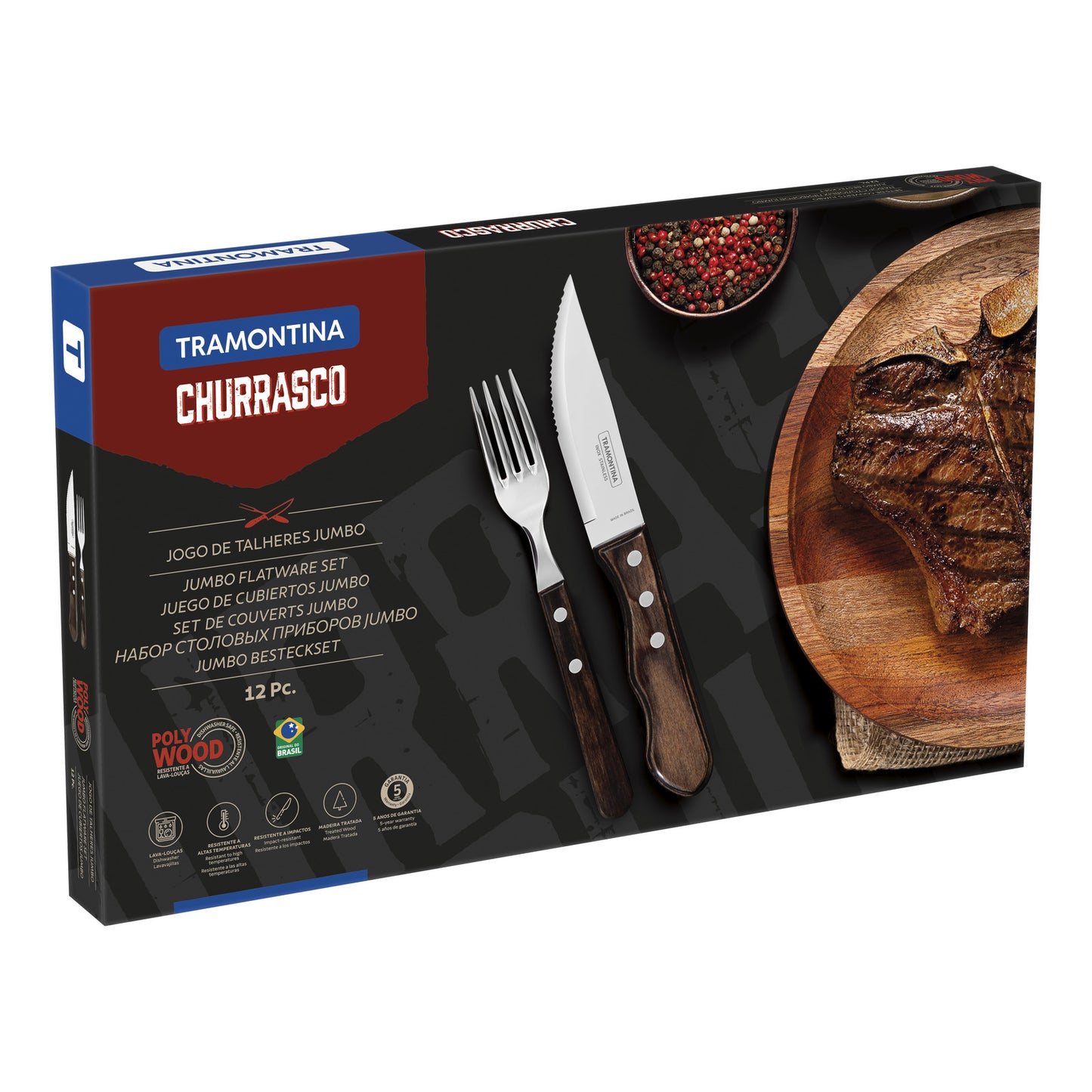 Conjunto Jumbo Polywood de 12 peças