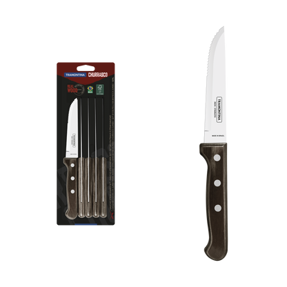 Facas Jumbo Polywood para churrasco