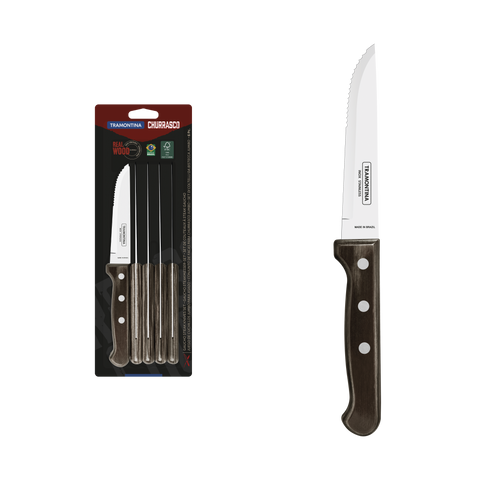 Faca Jumbo Polywood para churrasco