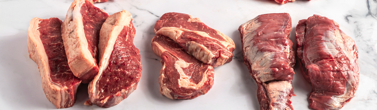 Single steak portioned for one person