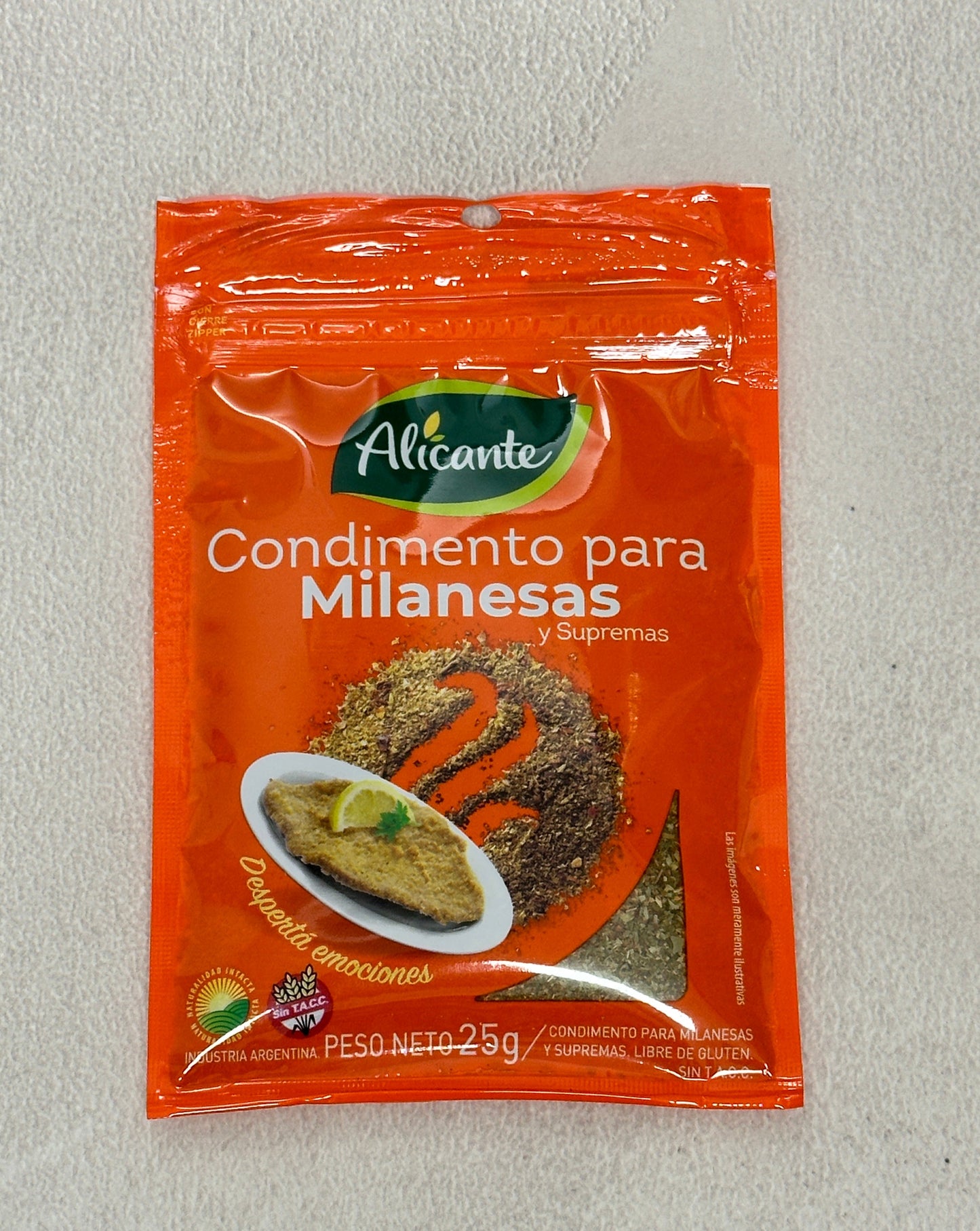 Condimento para milanesas