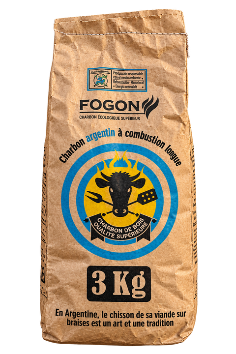 Carvão Argentino Fogón 3 kg